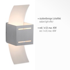 9007-95 ORMA KINKIET ALUMINIUM