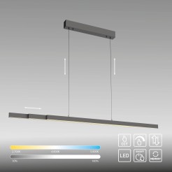 2598-13 ADRIANA COMFORT LIFT LAMPA WISZĄCA ANTRACYT