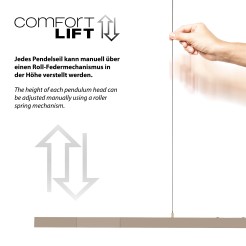 2598-97 ADRIANA COMFORT LIFT LAMPA WISZĄCA MOSIĄDZ