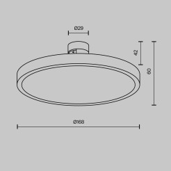 MAYTONI Ścieżka świetlna Plato LED 2700K 400lm TR153-1-10W2.7K-BS-DE