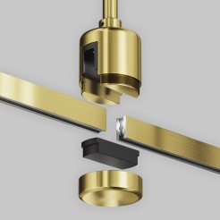 MAYTONI Elementy systemu szynowego Accessories for tracks Flarity  TRA159C-IPCL1-BS