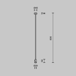 MAYTONI Elementy systemu szynowego Accessories for tracks Flarity  TRA159C-SL1-BS