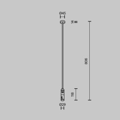 MAYTONI Elementy systemu szynowego Accessories for tracks Flarity  TRA159C-D1-BS