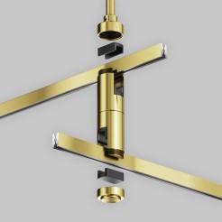 MAYTONI Elementy systemu szynowego Accessories for tracks Flarity  TRA156C-D1-BS
