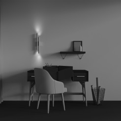 MAYTONI Lampa ścienna (kinkiet) Calipso LED 2700K 1620lm C082WL-24W2.7K-BS