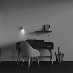 MAYTONI Lampa ścienna (kinkiet) Calipso 10W GU10 C106WL-01-GU10-W