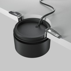 MAYTONI Lampa wbudowana Onda LED DL024-12W-DTW-B