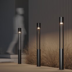 MAYTONI Oświetlenie krajobrazu Mill LED 3000K 1000lm O427FL-L12GF3K