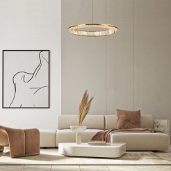MAYTONI Lampa wisząca Krone LED 3000K 2340lm P097PL-L36BS3K1