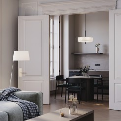 MAYTONI Lampa wisząca Bergamo 60W E27 MOD613PL-05W1