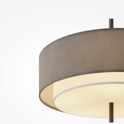 MAYTONI Lampa wisząca Bergamo 60W E27 MOD613PL-05GR
