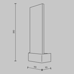 MAYTONI Lampa ścienna (kinkiet) Ornate LED 3000K 50lm MOD318WL-L3BS3K