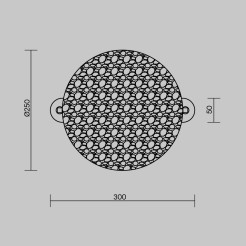 MAYTONI Lampa ścienna (kinkiet) Mangata LED 3000K 250lm MOD387WL-L8CH3K