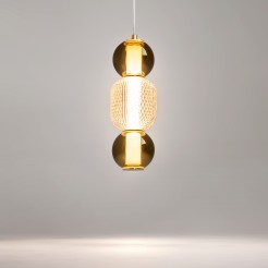 MAYTONI Lampa wisząca Drop LED 3000K 2000lm MOD273PL-L16G3K