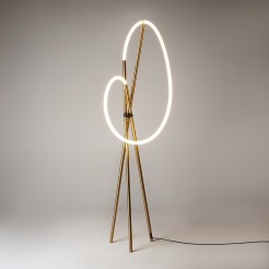 MAYTONI Lampa podłogowa Crochet LED 3000K 2500lm MOD369FL-L36BS3K