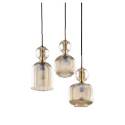 SOPHIA COGNAC LAMPA WISZACA 3XE14 11041