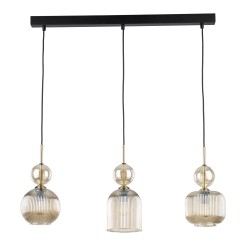 SOPHIA COGNAC LAMPA WISZĄCA 3XE14 11042
