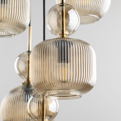 SOPHIA COGNAC LAMPA WISZACA 5XE14 11043