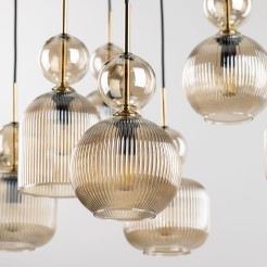 SOPHIA COGNAC LAMPA WISZACA 5XE14 11043