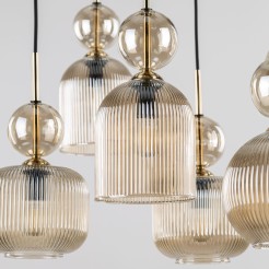 SOPHIA COGNAC LAMPA WISZACA 5XE14 11043