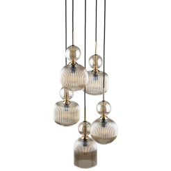 SOPHIA COGNAC LAMPA WISZACA 5XE14 11043
