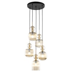SOPHIA COGNAC LAMPA WISZACA 5XE14 11043