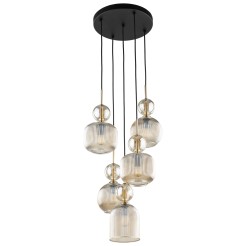 SOPHIA COGNAC LAMPA WISZACA 5XE14 11043