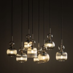 SOPHIA COGNAC LAMPA WISZĄCA 8XE14 11045