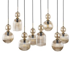 SOPHIA COGNAC LAMPA WISZĄCA 8XE14 11045