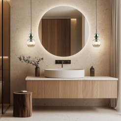 SOPHIA GREEN COGNAC LAMPA WISZĄCA 1XE14 11145