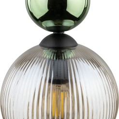 SOPHIA GREEN COGNAC LAMPA WISZĄCA 1XE14 11145