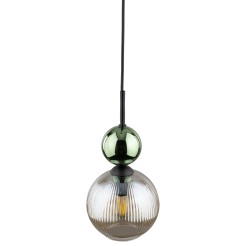 SOPHIA GREEN COGNAC LAMPA WISZĄCA 1XE14 11145
