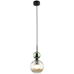 SOPHIA GREEN COGNAC LAMPA WISZĄCA 1XE14 11145