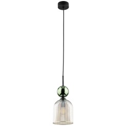 SOPHIA GREEN COGNAC LAMPA WISZĄCA 1XE14 11146