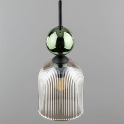 SOPHIA GREEN COGNAC LAMPA WISZĄCA 1XE14 11146