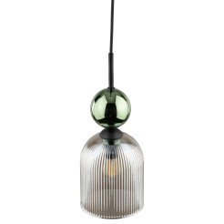 SOPHIA GREEN COGNAC LAMPA WISZĄCA 1XE14 11146