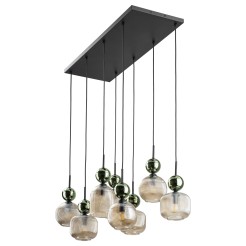 SOPHIA GREEN COGNAC LAMPA WISZĄCA 8XE14 11151