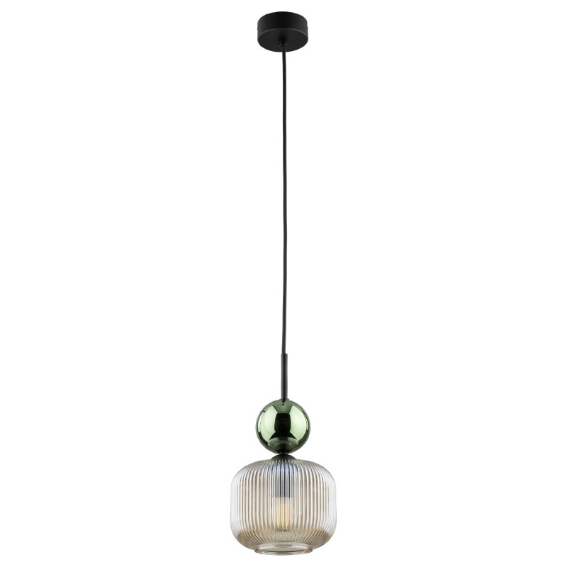 SOPHIA GREEN COGNAC LAMPA WISZĄCA 1XE14 11144