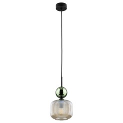 SOPHIA GREEN COGNAC LAMPA WISZĄCA 1XE14 11144
