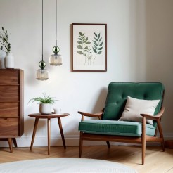 SOPHIA GREEN COGNAC LAMPA WISZĄCA 1XE14 11144