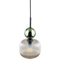 SOPHIA GREEN COGNAC LAMPA WISZĄCA 1XE14 11144