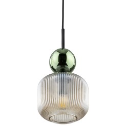 SOPHIA GREEN COGNAC LAMPA WISZĄCA 1XE14 11144