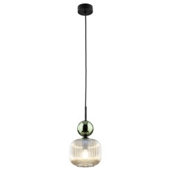 SOPHIA GREEN COGNAC LAMPA WISZĄCA 1XE14 11144
