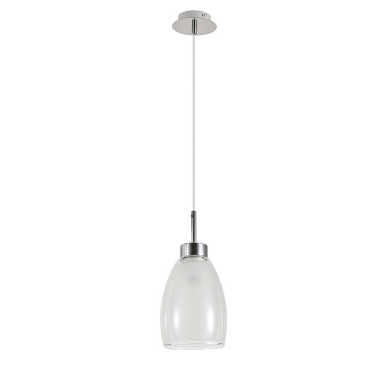 MORRO CHROME/WHITE LAMPA WISZĄCA 1XE27 6992