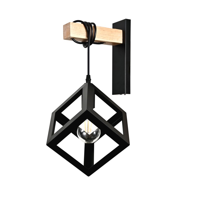 FONTE BLACK KINKIET 1XE27 6462