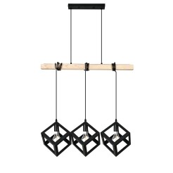 FONTE BLACK LAMPA WISZĄCA 3XE27 6129