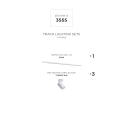 3555 ZESTAW 12 SZYNOPRZEWODY WHITE JEDNOOBWODOWY
