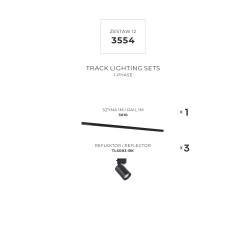 3554 ZESTAW 12 SZYNOPRZEWODY BLACK JEDNOOBWODOWY