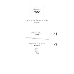 3553 ZESTAW 11 SZYNOPRZEWODY WHITE JEDNOOBWODOWY
