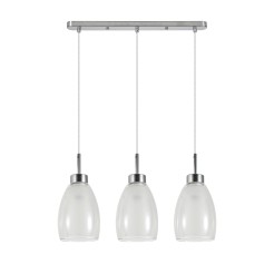 MORRO CHROM/WHITE LAMPA WISZĄCA 3XE27 6993